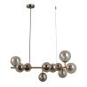 Suspension design FRONTERA 10xG9 - laiton / ambre