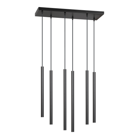 Lampe Suspendue design HARMONI 6xG9 - noir