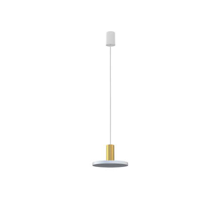 Lampe Suspendue design HERMANOS B GU10 - blanc / laiton