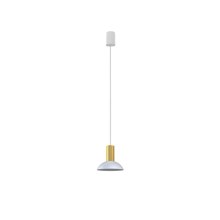 Lampe Suspendue design HERMANOS C GU10 - blanc / laiton