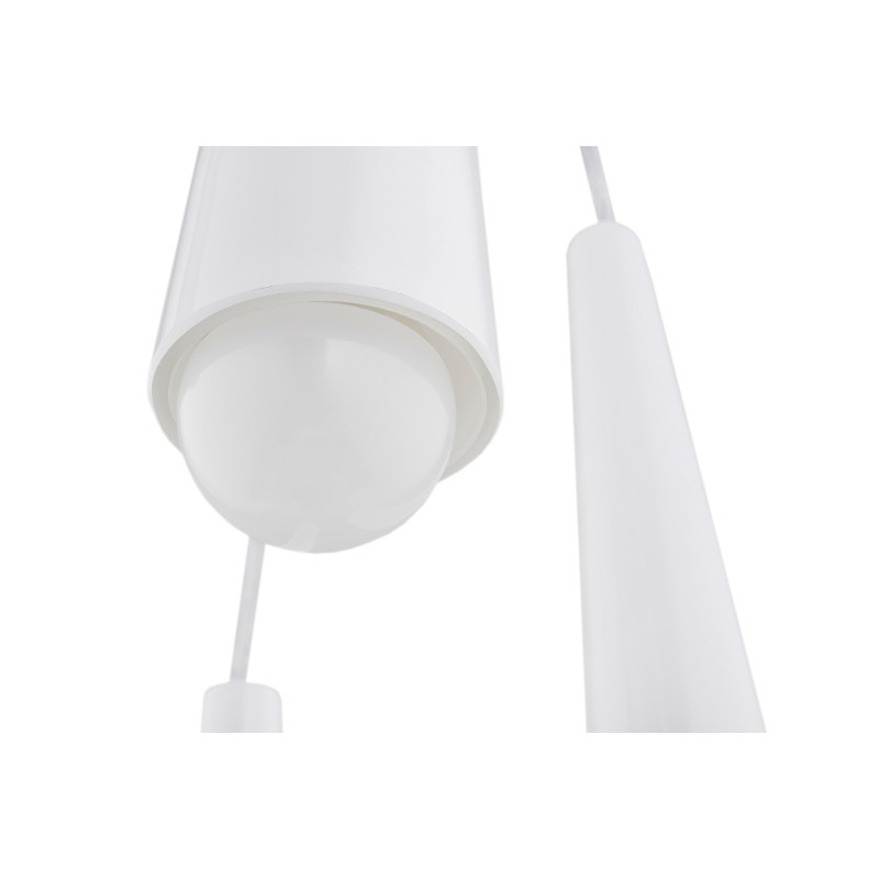 Suspension luminaire HOLLYWOOD 5xE14 - blanc