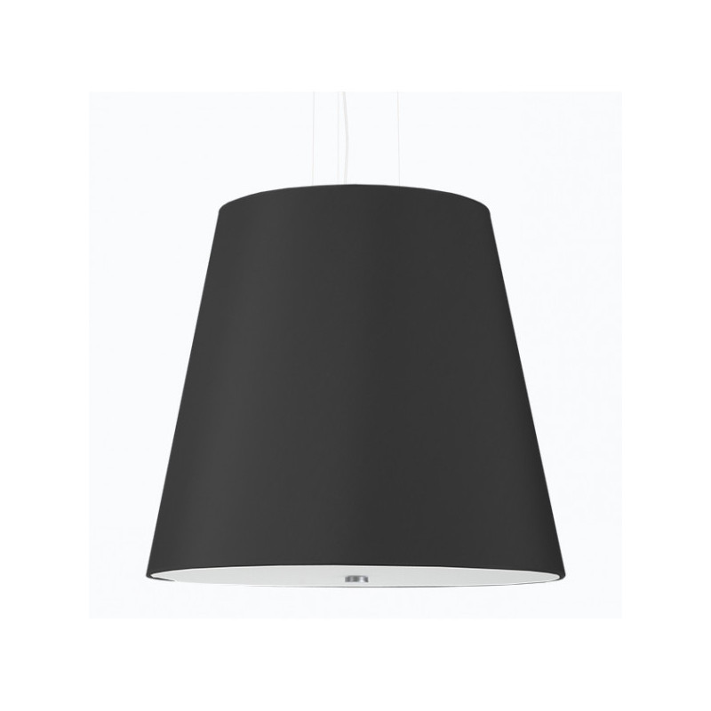 Suspension luminaire design GENEVE 50cm 3xE27 - noir