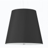 Suspension luminaire design GENEVE 50cm 3xE27 - noir