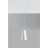 Suspension luminaire design GULCAN E27 - blanc / céramique