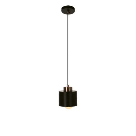 Lampe Suspendue design OLENA E27 - noir / cuivre