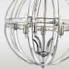 Lampe Suspendue design ORLANDO 5xE14 transparent / chrome