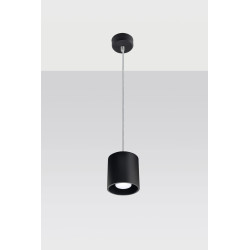 Suspension luminaire design ORBIS 1 GU10 - noir