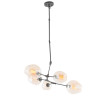 Lampe Suspendue design NANTES BK 5xE27 - noir