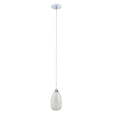 Lampe Suspendue design NIKI 1 E14 - chrome / transparent