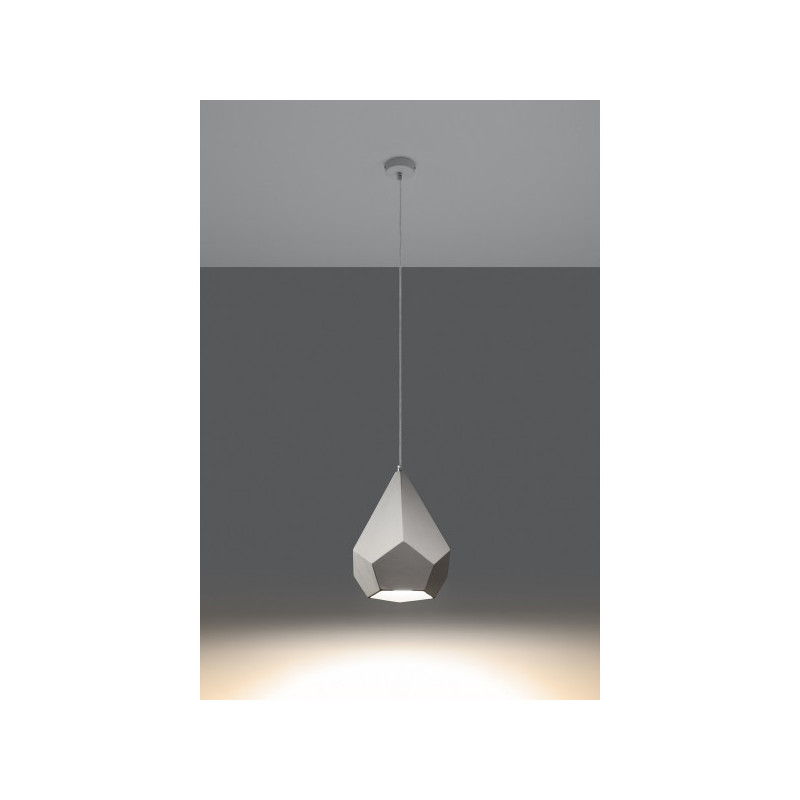 Lampe Suspendue design PAVLUS E27 - blanc / céramique