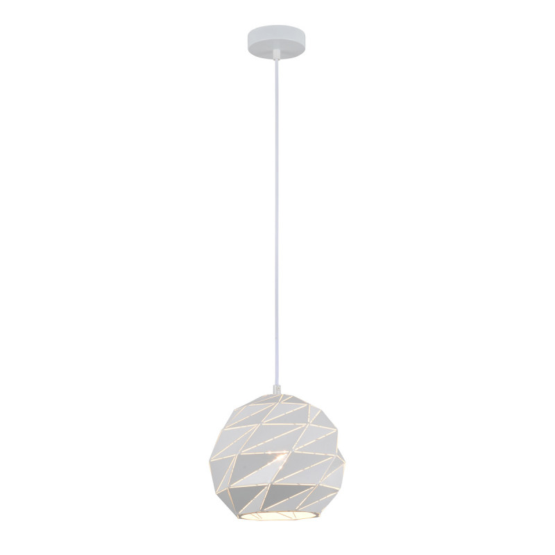 Suspension luminaire PALERMO S E27 - blanc