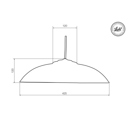 Suspension industrielle Design Loft B03 E27 - gris