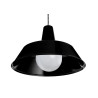 Suspension industrielle Design Loft Blues E27 - noir