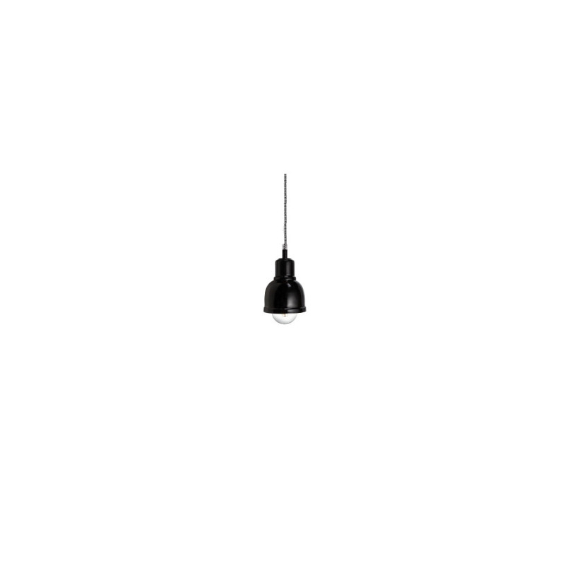 Suspension industrielle Design loft PUNK E27 - noir