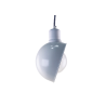 Luminaire Suspension Industriel LOFT PUNK X E27 - blanc