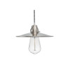 Luminaire Suspension Industriel Loft JAZZ E27 - nickel rayé