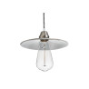 Luminaire Suspension Industriel Loft JAZZ E27 - nickel rayé