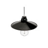 Suspension industrielle Design loft JAZZ E27 - noir