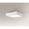 Plafonnier NOMI SQ LED 13W 3000K - blanc 