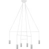 Lampe Suspendue design Plafonnier IMBRIA VI GU10 - blanc