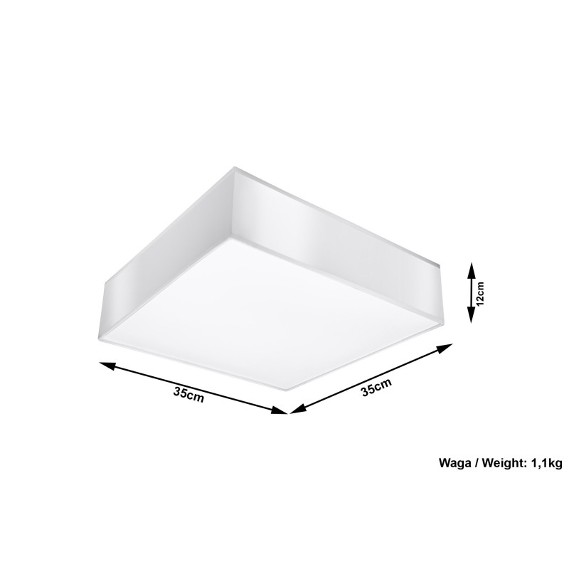 Plafonnier HORUS 35 E27 - blanc 