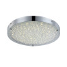 Plafonnier LED rond ADAM 17W 3000K chromé 