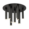 Plafonnier LOYA LED 9x5W 3000K - noir 