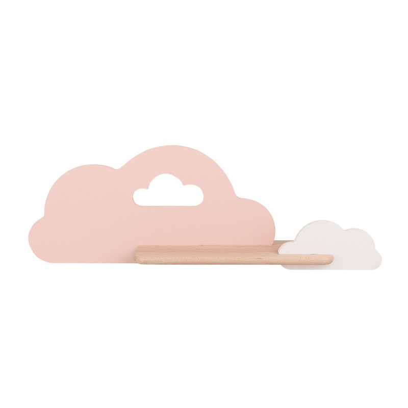 Applique murale avec étagère CLOUD LED 5W 4000K - rose / blanc 