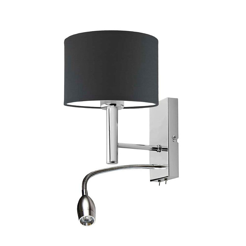 Applique FLORYDA E27 + LED - chrome / graphite 