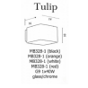 Applique TULIPE G9 40W noir 