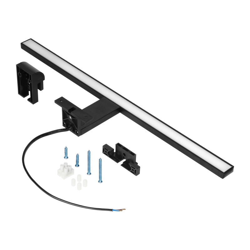 Applique NORTES LED 12W 4000K 50cm IP44 - noir 