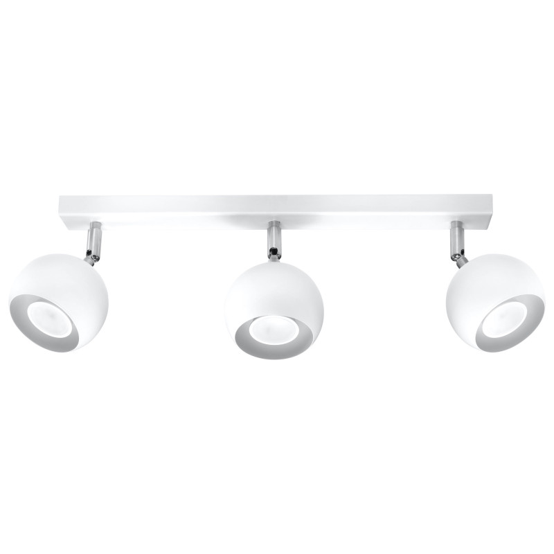 Applique et plafonnier OCULARE 3 GU10 - blanc 