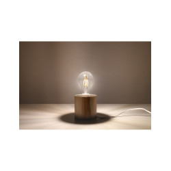 Lampe de bureau SALGADO E27 - bois 