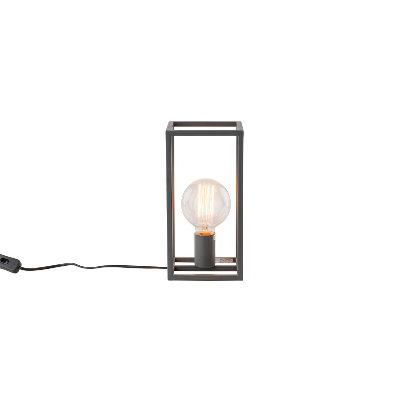 Lampe à poser SIGALO E27 - gris sablé 