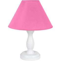 Lampe à poser STEFI1 E14 - blanc / rose 