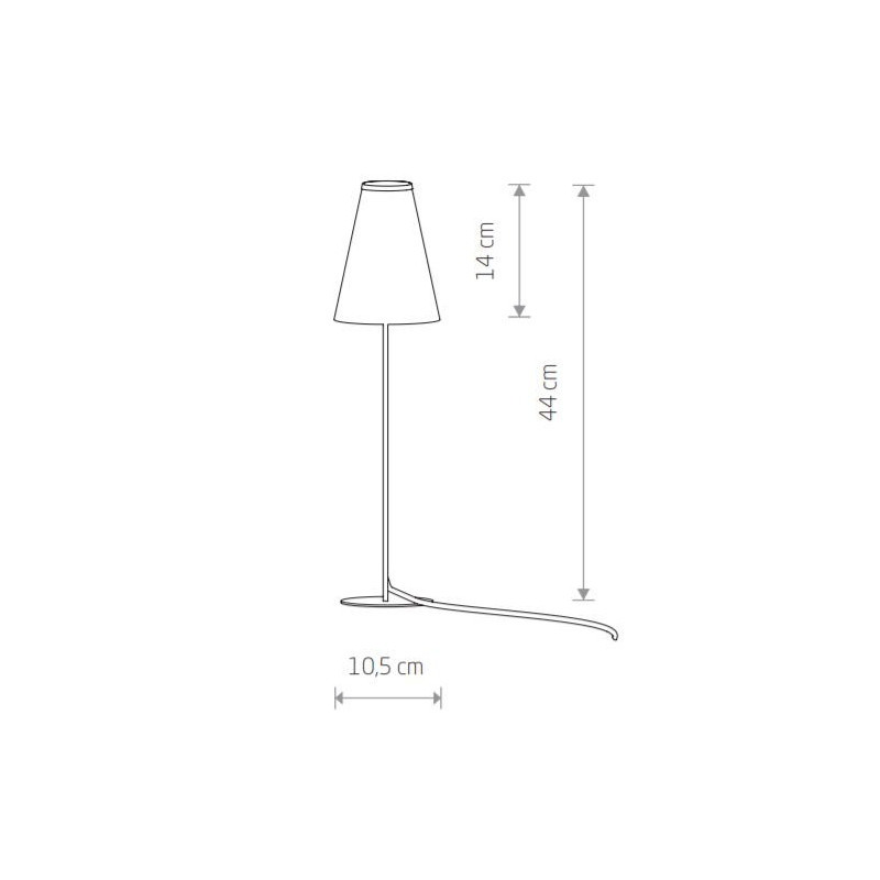 Lampe à poser TRIFLE G9 - blanc 