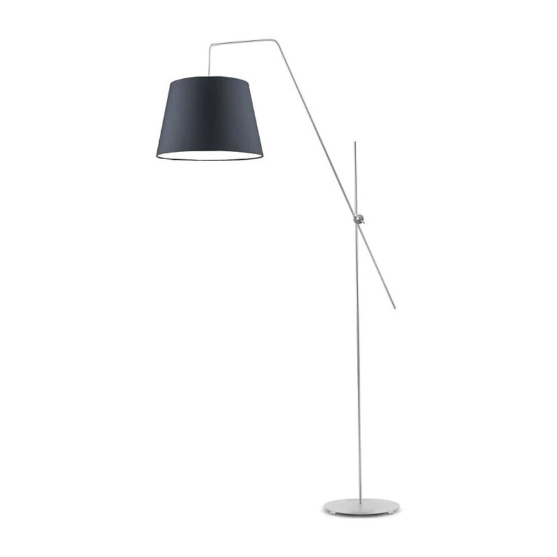 Lampadaire VIGO E27 - argent / graphite 