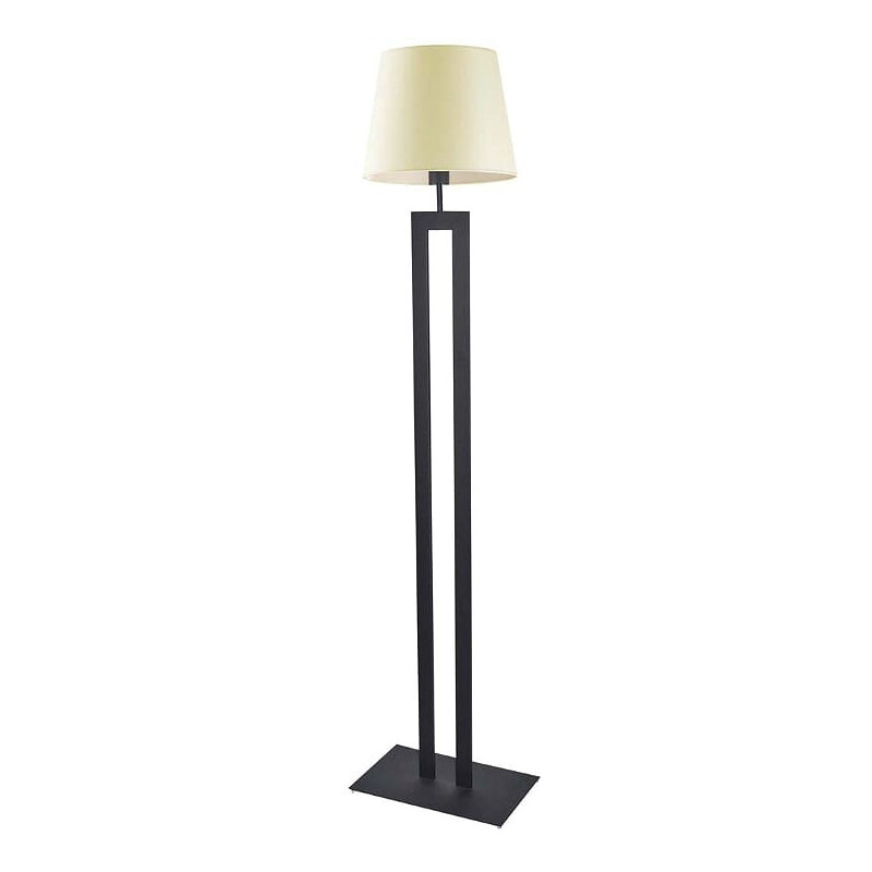 Lampadaire VEGAS E27 - noir / écru 