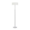 Lampadaire WOODY PT2 E14 blanc / chrome 