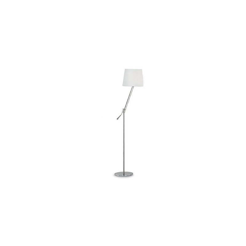 Lampadaire REGOL PT1 E27 nickel / blanc 