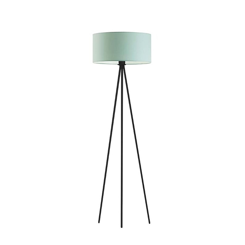 Lampadaire SEWILLA E27 - noir / menthe 