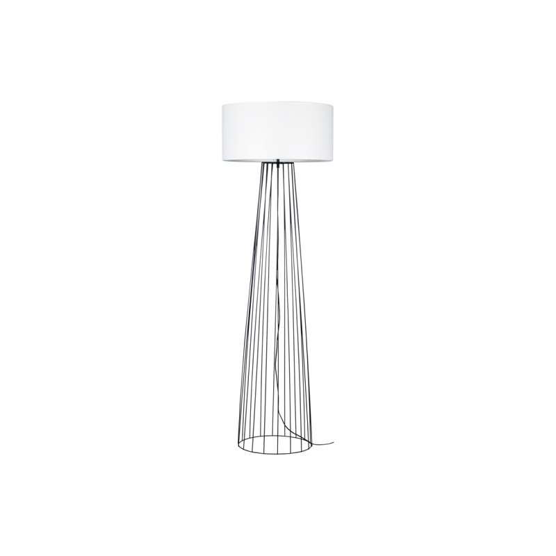 Lampadaire SWAN 79229104 E27 - noir / blanc 