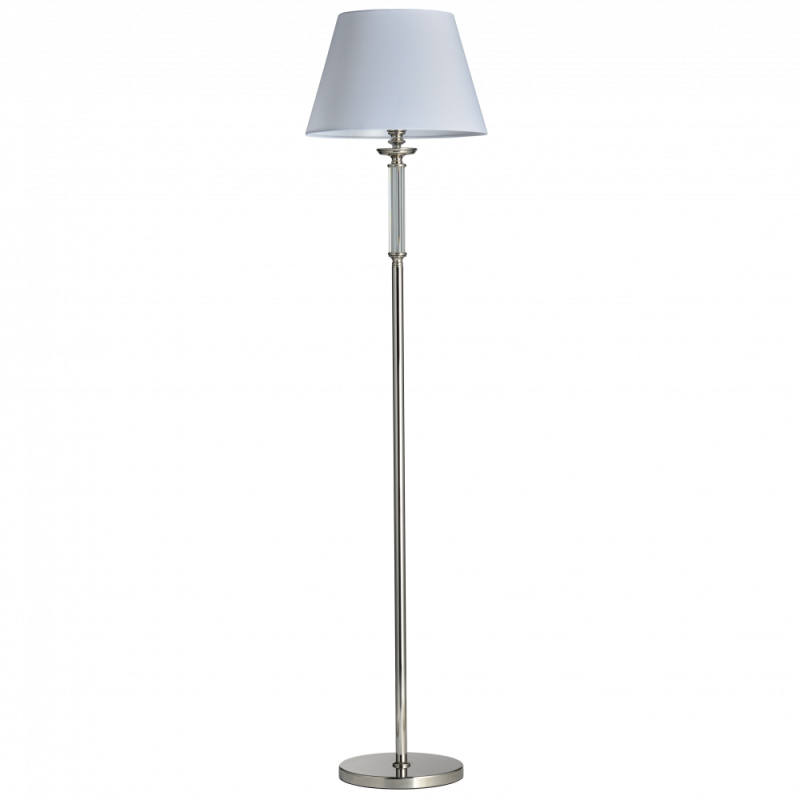 Lampadaire SIENA E27 - blanc / nickel 