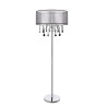 Lampadaire SOTTILE 3xE14 - noir / chrome 