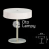 Lampe à poser LIMA G9 - opale brillant 