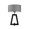 Lampe à poser CLIO E27 - ébène / gris acier 