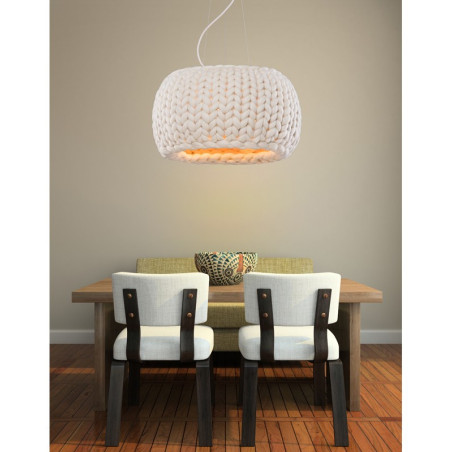 Lampe en suspension abat jour Design ASPEN GALAXIA 3xE27 - couleur au choix