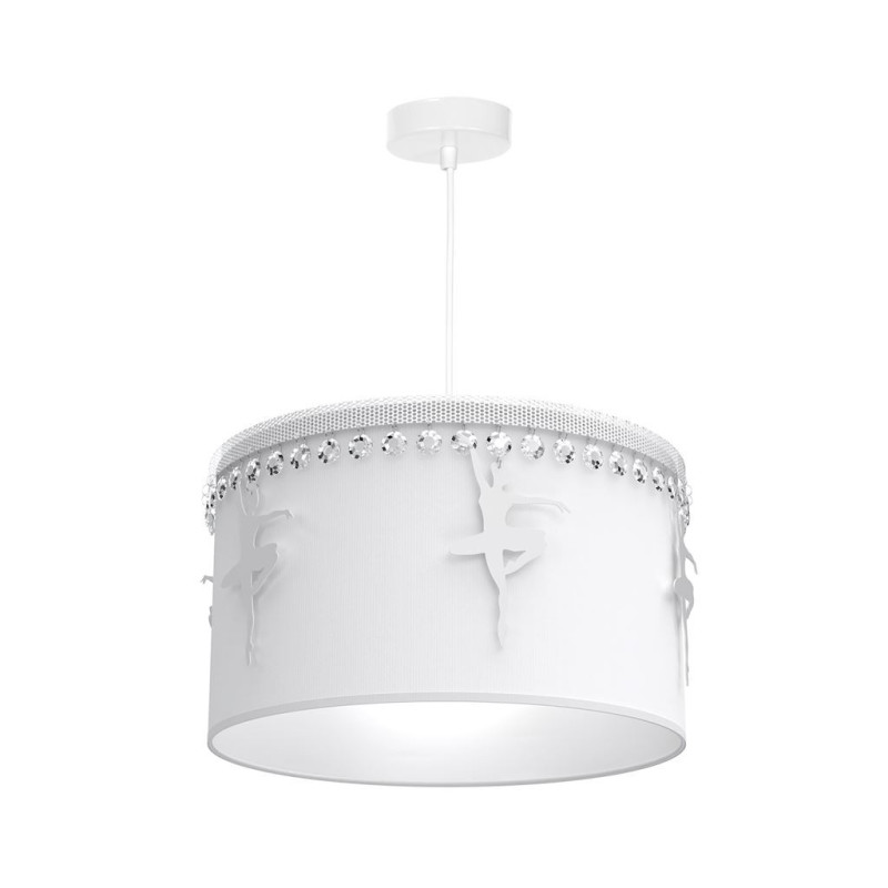 Lampe suspendue BALLETRESS E27 - blanc 