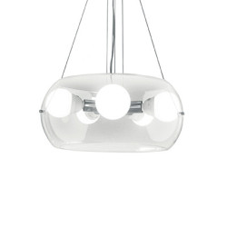 Lampe Suspendue avec abat-jou AUDI-10 SP5 E27 transparente