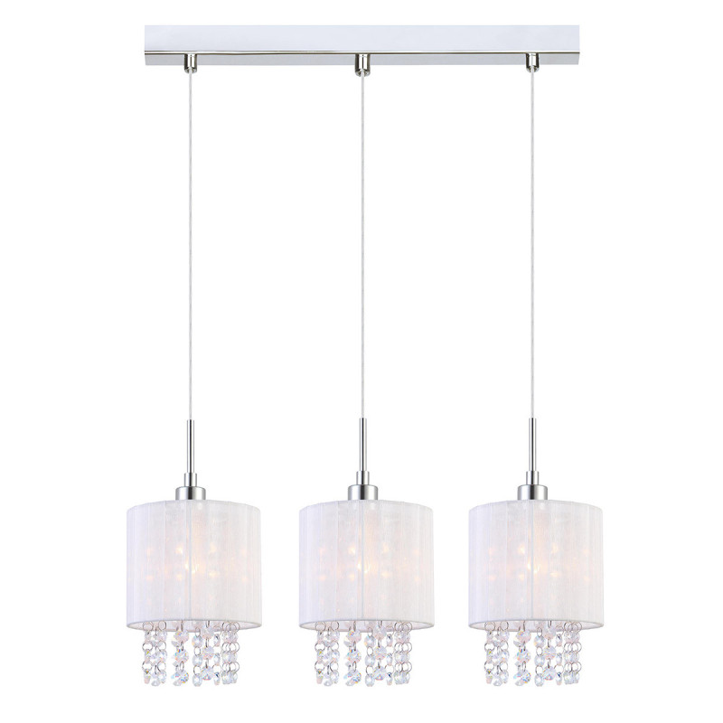 Lampe suspendue ASTRA W-3 E14 blanc Cristal